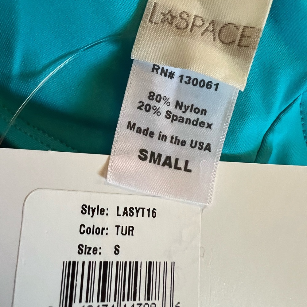 L*Space Turquoise Stacy Bikini Top - Picture 5 of 6